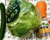 給食のサラダ②♡しょうゆフレンチ♡作り方1写真