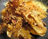 晩酌に♬乾燥湯葉の照り焼き！作り方5写真