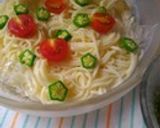素麺に涼しげなトッピン具作り方6写真