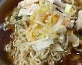 鶏むね肉ハムとネギ入り冷やしラーメン作り方5写真