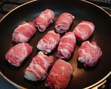 ネギ塩味✨豚肩ロース巻き寿司作り方4写真