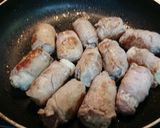 ネギ塩味✨豚肩ロース巻き寿司作り方5写真