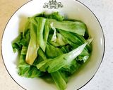 レタスとウィンナーのカルボナーラ風パスタ作り方3写真