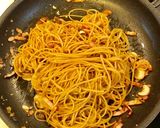 濃厚☆きのことベーコンのカレー風味パスタ作り方7写真