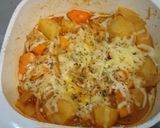 鶏(豚)肉とじゃが芋のチーズケチャップ煮作り方4写真
