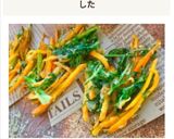 揚げずにエコ♡人参の葉のチーズ揚げ焼き♡作り方7写真