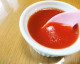 離乳食。柔らかトマトゼリー/7ヶ月以降作り方9写真