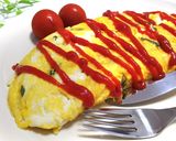 豆腐と大葉とねぎの手間なしチーズオムレツ作り方9写真