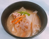 残ったお惣菜のきんぴらで作る 簡単！豚汁作り方6写真