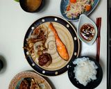 みじん切りナス入りヘルシーハンバーグ作り方8写真