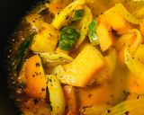 Xブレンドアレンジ●チーズ＆野菜カレー作り方2写真