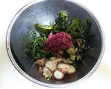 茄子とワカメのだし（梅風味）作り方1写真