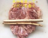 鳥もものごぼう巻き作り方5写真