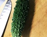 自家製ゴーヤーのさざ波あえ作り方1写真