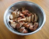 我が家の鶏の唐揚げ。カリッとジューシー！作り方1写真