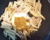 ツナマカロニ　マヨカレー味作り方3写真
