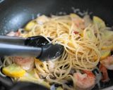 海老とズッキーニの甘酒みそクリームパスタ作り方6写真