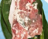 ＊甘酢だれで！豚肉のほうれん草巻き＊作り方1写真