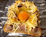 レバーパテたまごチーズトースト作り方5写真