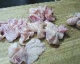 鶏皮のパリパリ揚げ作り方1写真