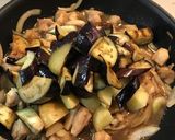 なすと鶏肉じゃがいも青じそのとろうま炒め作り方6写真