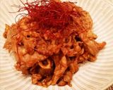 驚愕レシピNo.16 細切り豚肉の辛旨丼作り方20写真