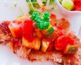 ポークカツレツ~サルサ風作り方7写真