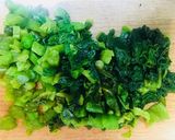 塩酒粕海苔の佃煮で♪つるむらさきの和え物作り方2写真