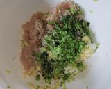 鶏ミンチの薬味ハンバーグ作り方2写真