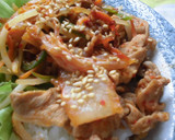 豚キムチさらだ♪ライスを添えて！作り方1写真