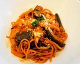 茹でずに簡単！ツナとナスのトマトパスタ作り方6写真