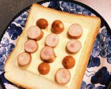 簡単！ウィンナーとチーズのトースト作り方3写真