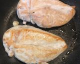 鶏ムネ肉の焼き浸し作り方1写真