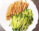 ヘルシー☆夏の手巻き冷しラーメンサラダ♪作り方5写真