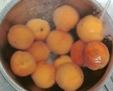 あんずの季節は短くて☆シロップ漬けで保存作り方2写真