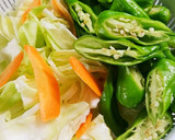 手作りタレで、スタミナ夏野菜炒め☆作り方3写真