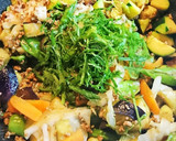 手作りタレで、スタミナ夏野菜炒め☆作り方8写真