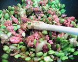 枝豆のキーマ味噌カレー作り方2写真