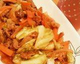 さっぱりと！キャベツと豚肉の梅ぽん炒め♪作り方11写真