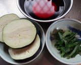 ちょっと甘酸っぱい！焼きなすそうめん作り方1写真