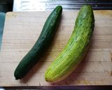 昔キュウリ炒め♪作り方1写真