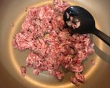 スナップエンドウとひき肉のカレー炒め作り方2写真