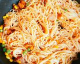 素麺に飽きたら☆素麺ナポリタン作り方3写真