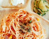 素麺に飽きたら☆素麺ナポリタン作り方4写真
