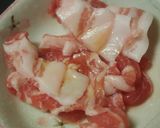 豚バラの茶碗蒸し♪ヒガシマルうどんスープ作り方4写真