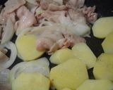 豚バラとじゃが芋のケチャップ炒め♪作り方5写真