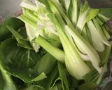 時短 青梗菜カニカマ卵のあんかけ作り方1写真