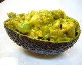 青のりがポイント！アボカドわさび醤油和え作り方3写真