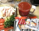 冷製トマト味噌インスタント麺作り方6写真