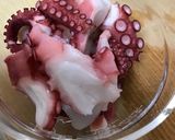 たことゴーヤのガーリック炒め作り方1写真